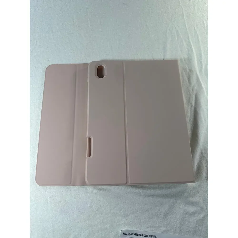 Wireless Bluetooth Keyboard Case for iPad 11” Rose Gold Open Box w/ Box
